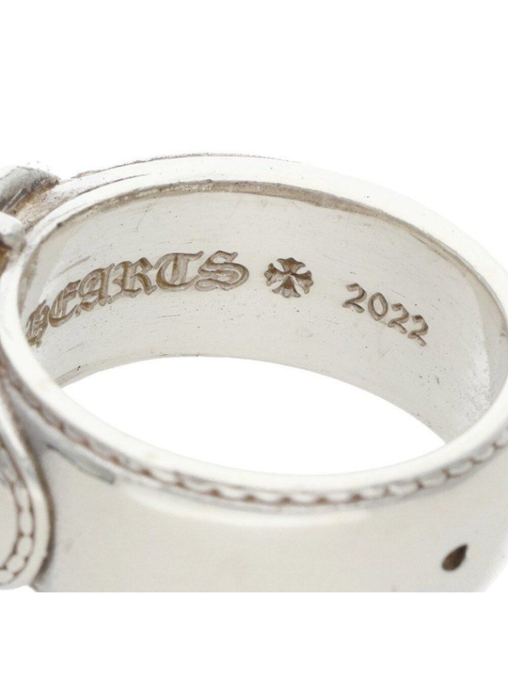 Chrome Hearts Belted Gunslinger LG Silver Ring - Picture 5 of 6